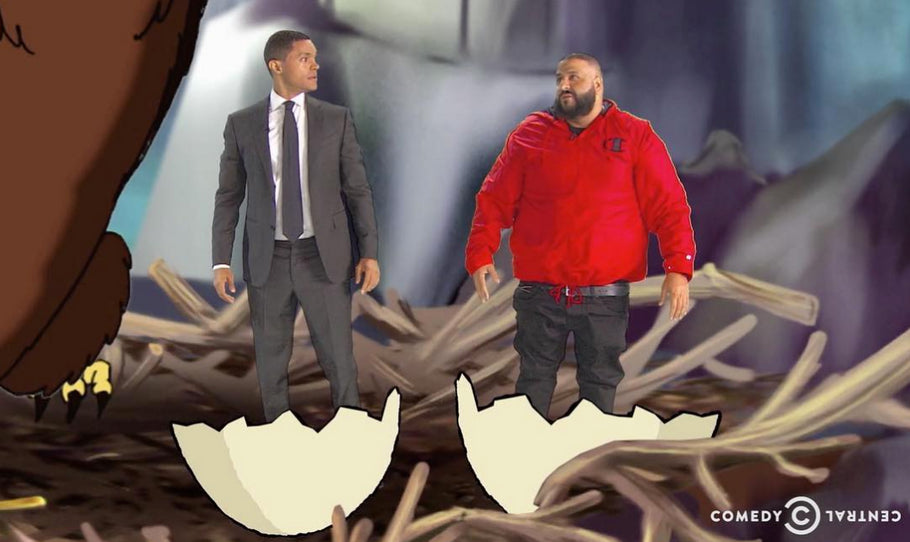 DJ KHALED WEARS CULT ON THE DAILY SHOW