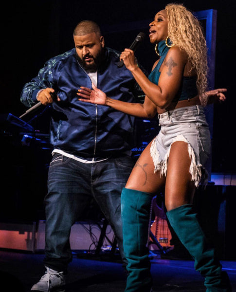 DJ KHALED SPOTTED IN CULT OF INDIVIDUALITY DENIM ON STAGE