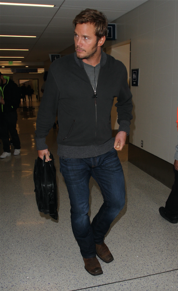 Actor Chris Pratt rocks Cult of Individuality at LAX!