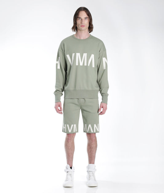 FRENCH TERRY SWEATSHORT IN ASPEN