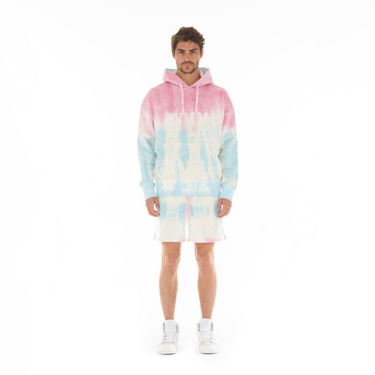 SWEATSHORTS IN TYE DYE