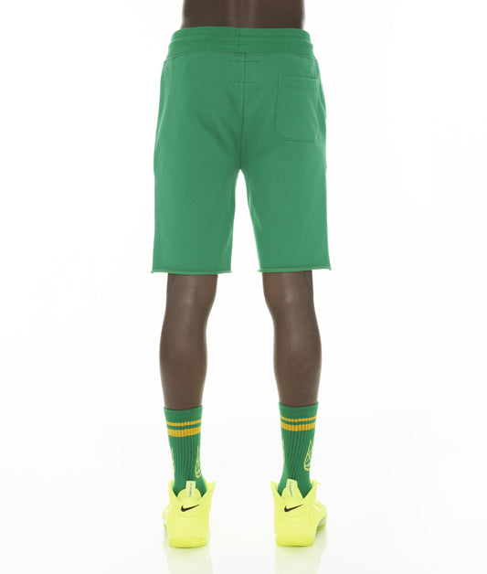 SWEATSHORT IN KELLY GREEN