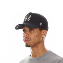 Load image into Gallery viewer, CLEAN LOGO MESH BACK TRUCKER CURVED VISOR IN BLACK