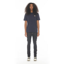 Load image into Gallery viewer, SHORT SLEEVE CREW NECK TEE  26/1&#39;S &quot;FOIL XX&quot; IN NAVY
