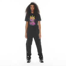Load image into Gallery viewer, SHORT SLEEVE CREW NECK TEE 26/1&#39;S &quot;VOODOO DOLL&quot; IN BLACK