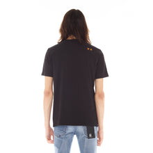 Load image into Gallery viewer, SHORT SLEEVE CREW NECK TEE  &quot;SURFER&quot; IN BLACK
