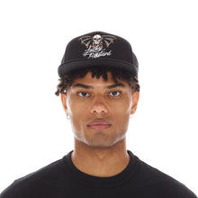 Load image into Gallery viewer, LUCKY BASTARD TRUCKER HAT IN BLACK