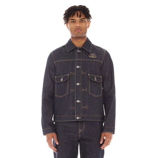 TYPE II LUCKY BASTARD CLASSIC DENIM JACKET IN RAW