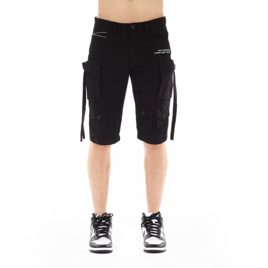 CARGO SHORTS IN VINTAGE BLACK