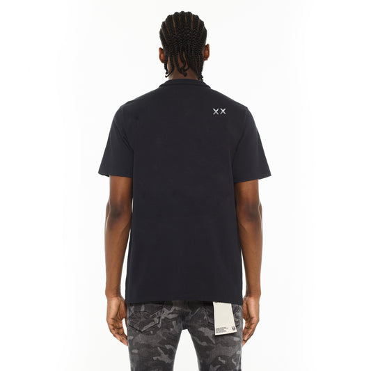 Cult's S/S Crew Neck Logo Tee in Forged Iron