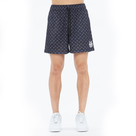 Cult's Mesh Shorts in Diamond Plate