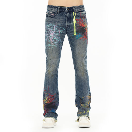 Cult's Lenny Bootcut 603 Jeans in Scribble