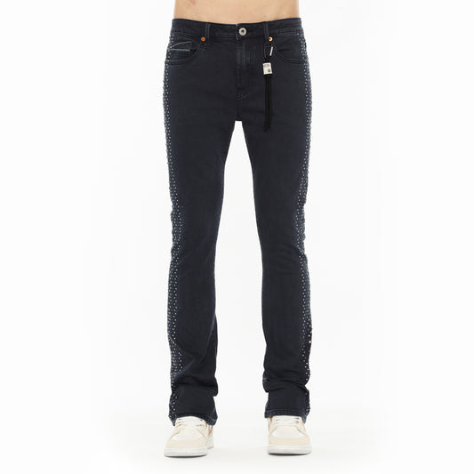 Cult x El Alfa Premium Lenny Bootcut 603 Jeans in Noir