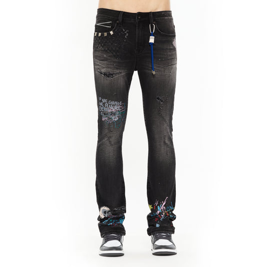 Cult's Lenny Bootcut 603 Jeans in Graffiti