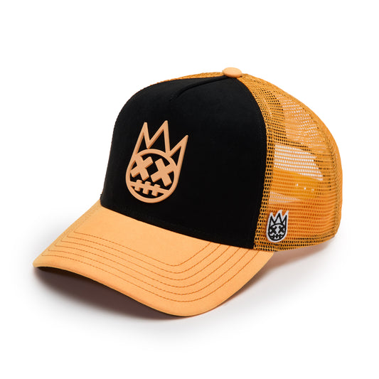 Cult's Logo Mesh Back Trucker Hat "Shimuchan" in Black