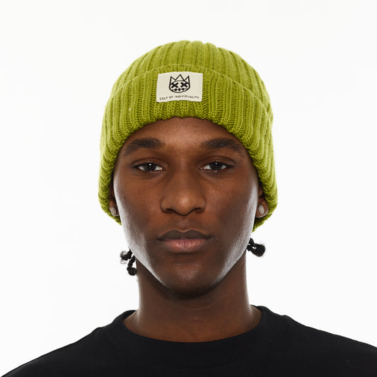 Cult's Knit Hat in Green Oasis