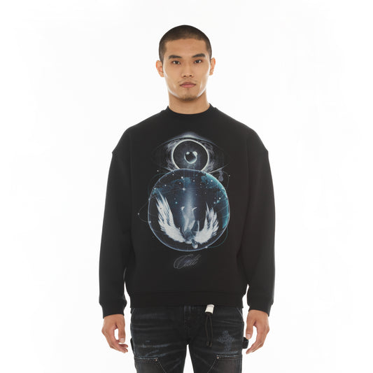 Cult's Novelty Fleece Crew Sweatshirt in Teardrop
