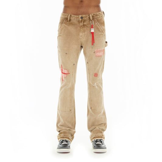 Cult's Lenny Bootcut 603 Jeans in Khaki Canvas