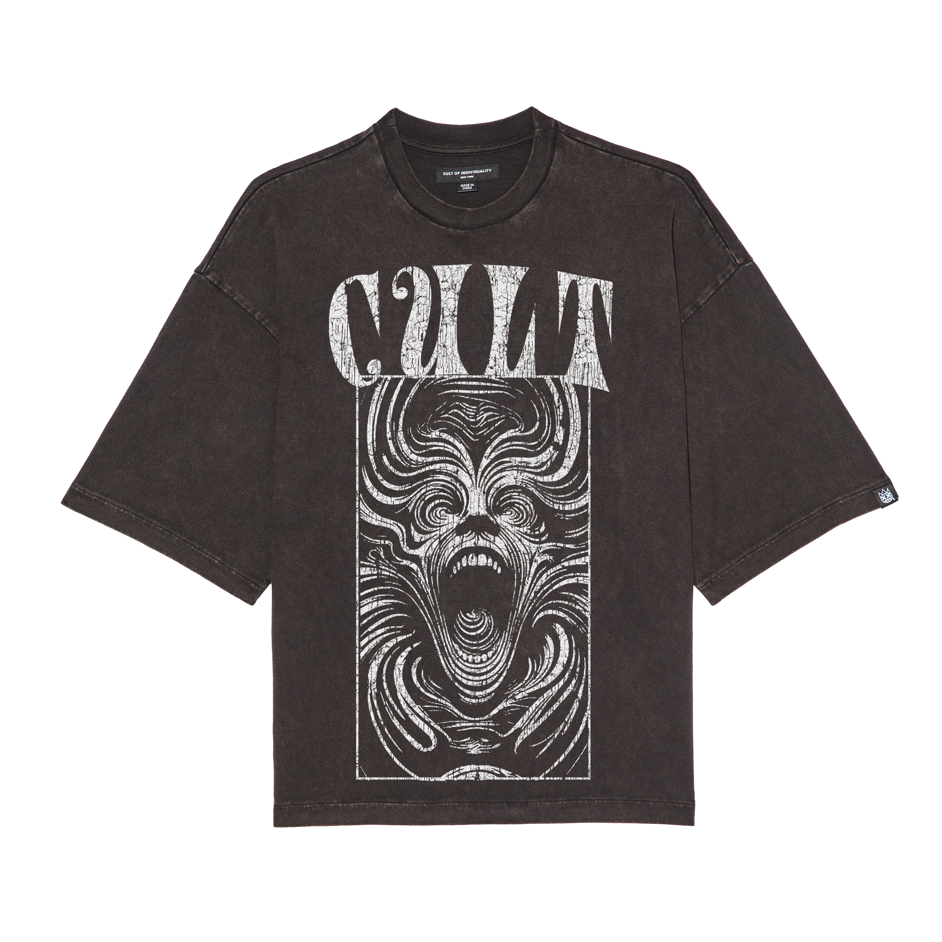 Cult's Oversized Short Sleeve Crew Neck Tee 