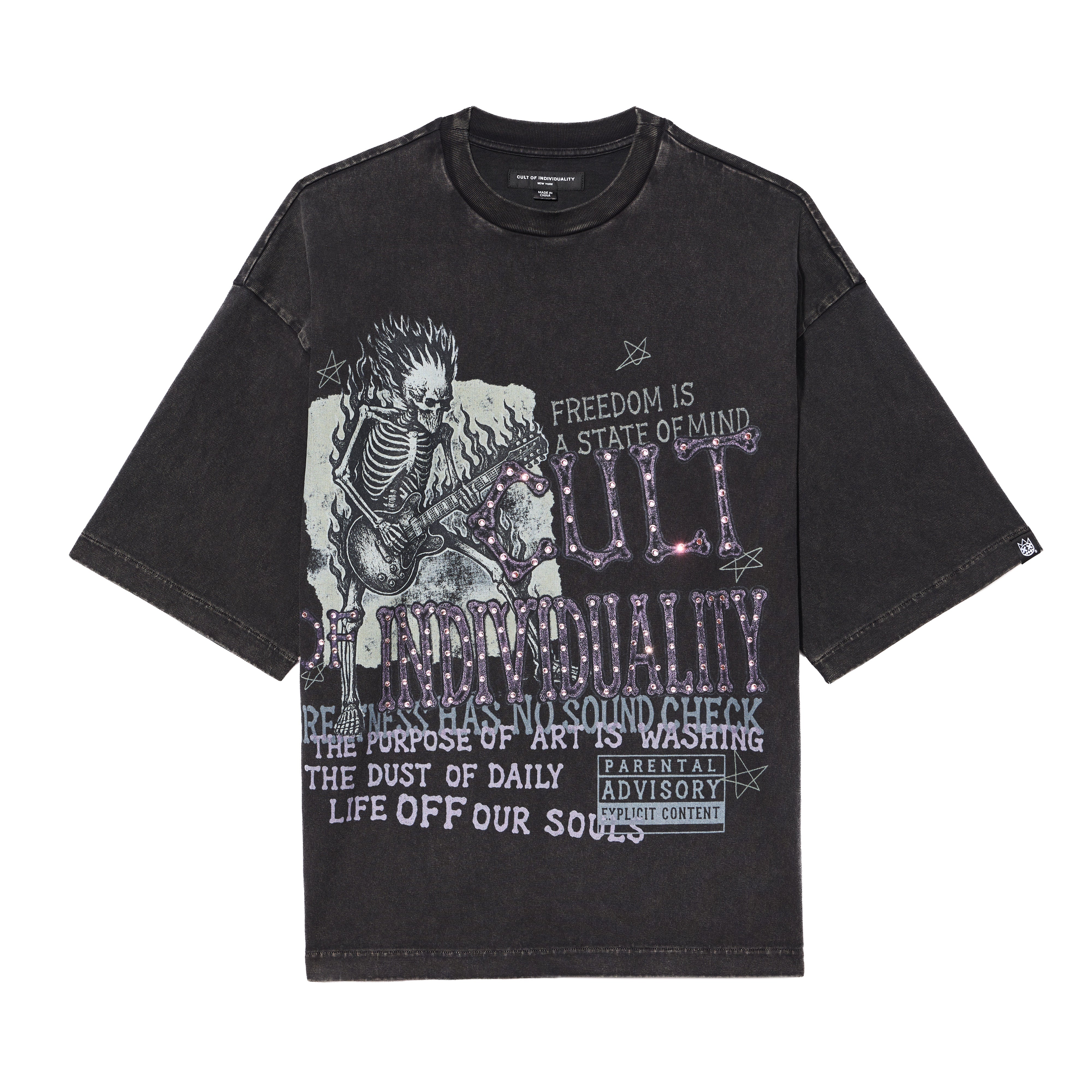Cult's Oversized Short Sleeve Crew Neck Tee 