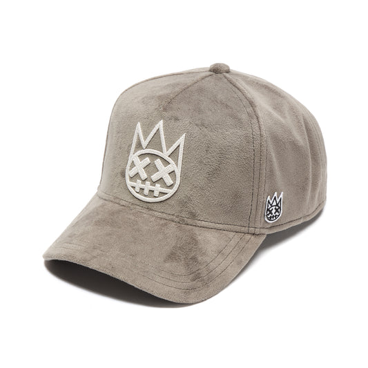 Cult's A Frame Logo Trucker Hat "Velour" In Charcoal Grey