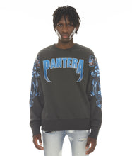Load image into Gallery viewer, CREW NECK FLEECE PANTERA IN VINTAGE CHARCOAL