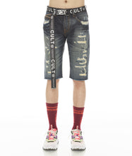 Load image into Gallery viewer, ROCKER SHORT JAPANESE SELVAGE RIDGED w/ BELT IN TARVICK