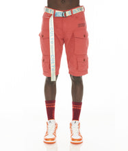 Load image into Gallery viewer, CARGO SHORT RIDGED /W BELT IN CORAL