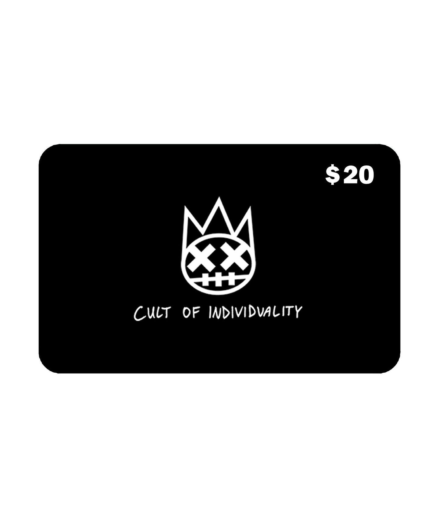 Cult of Individuality$20 CULT Gift Card
