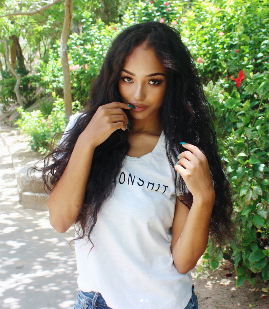 JESSICA JARRELL WEARS A CULT TEE