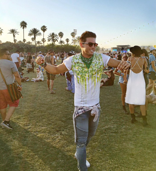 MODEL ANDREA DENVER WEARS CULT OF INDIVIDUALITY TO COACHELLA