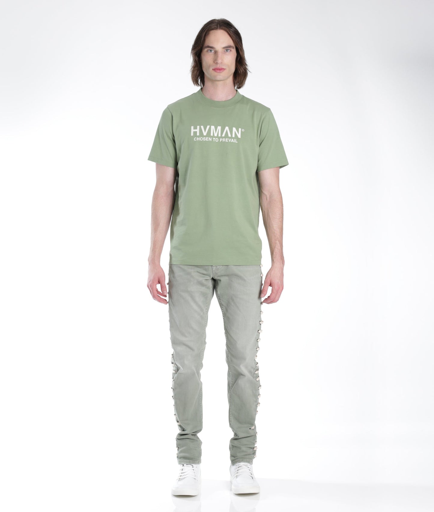 HVMAN BASIC LOGO TEE OM ASPEN