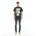 NOVELTY TEE "BLUR" IN BLACK