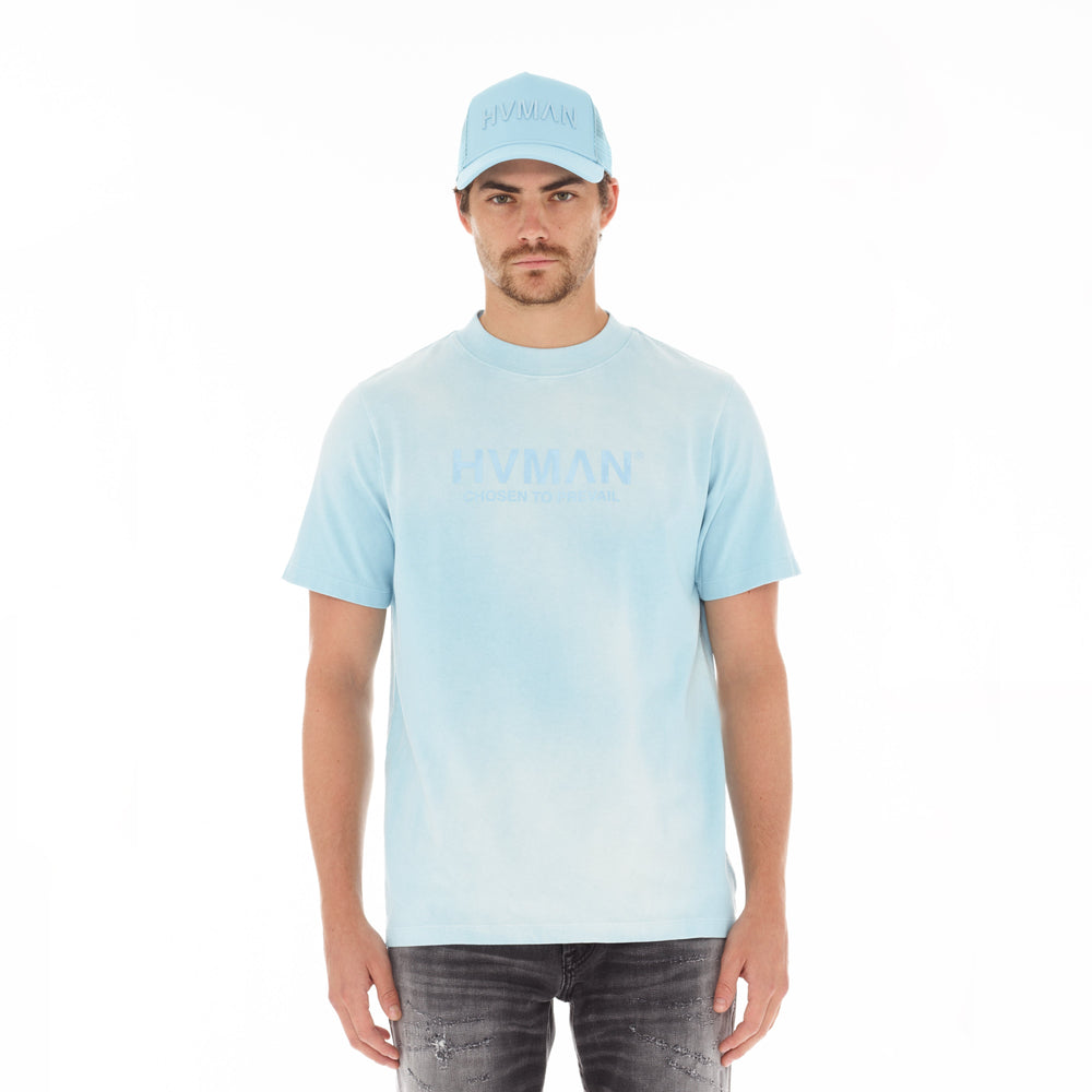 Hvman HVMAN BASIC LOGO TEE IN SKY – Cult of Individuality
