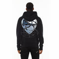 Hvman's Pullover Crewneck Sweatshirt "Broken Hearts" in Black