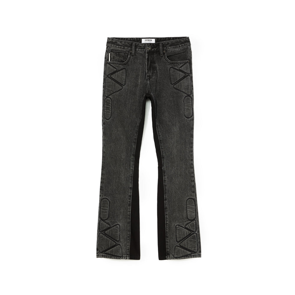 Hvman's Mars Bootcut Jeans in Grey