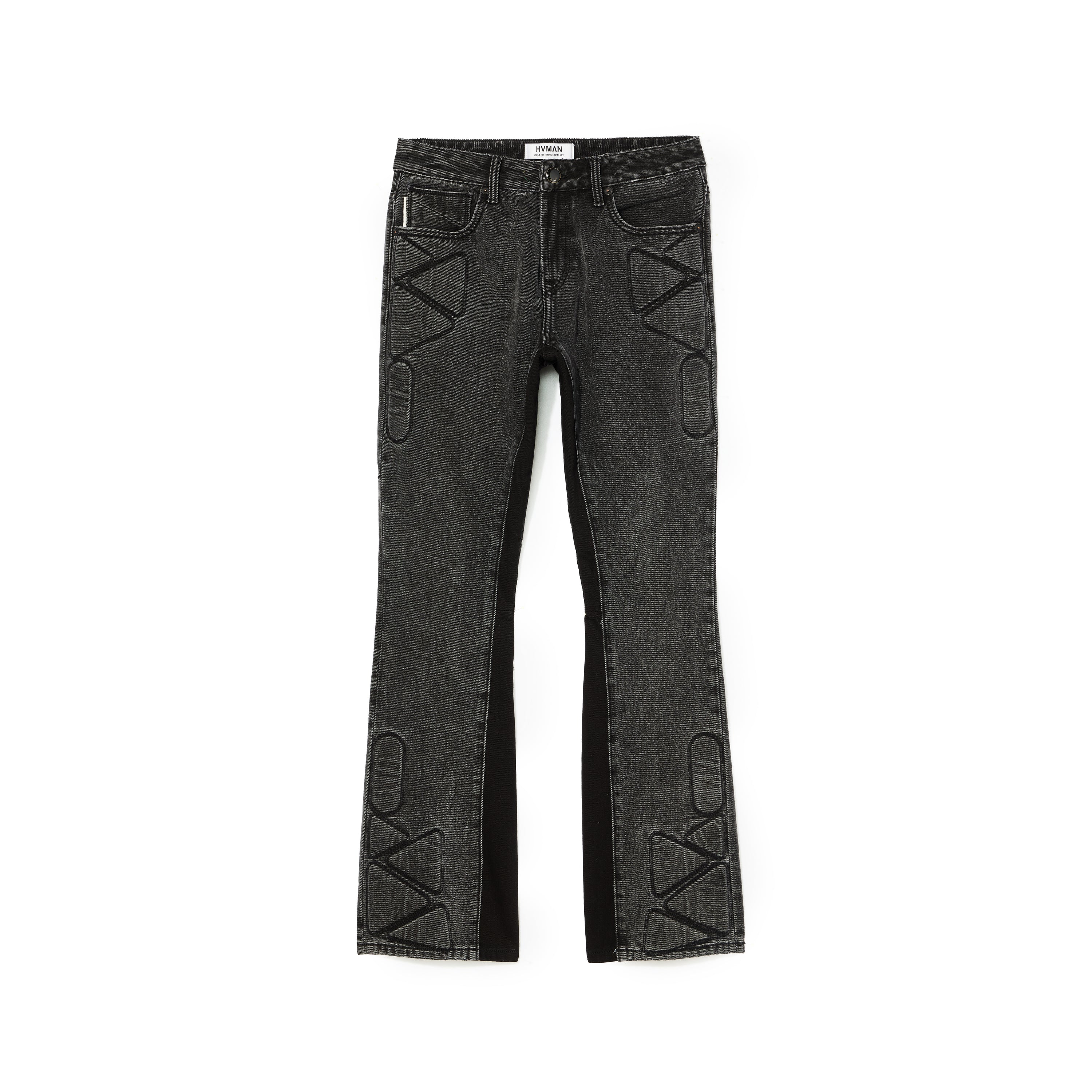 Hvman's Mars Bootcut Jeans in Grey