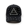 Hvman's Triangle Logo Mesh Trucker Hat in Black