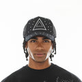 Hvman's Triangle Logo Mesh Trucker Hat in Black