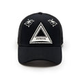 Hvman's Triangle Logo Mesh Trucker Hat in Black