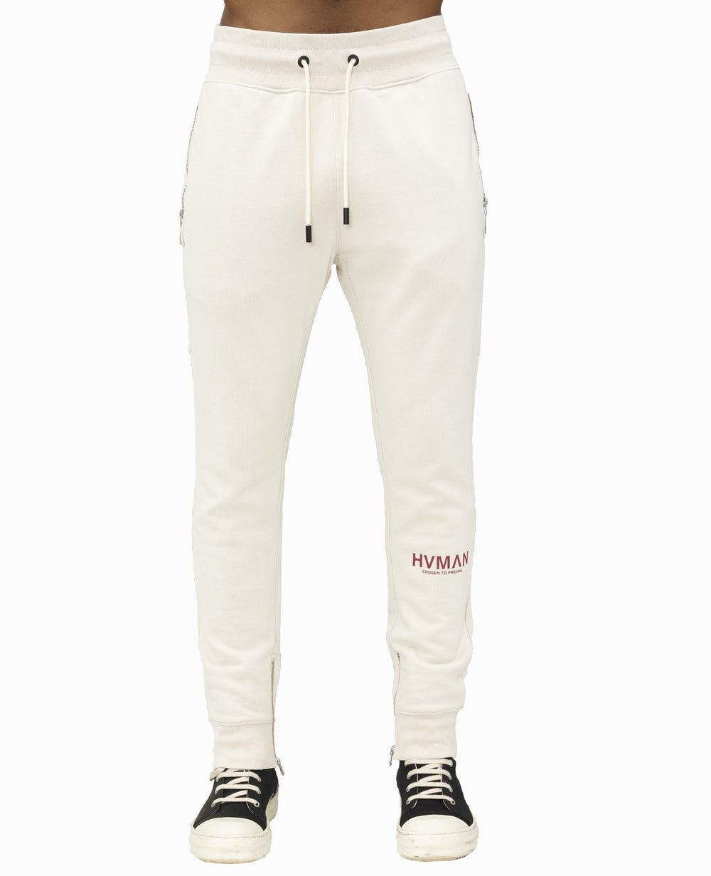 Hvman HVMAN SWEATPANT IN CREAM – Cult of Individuality
