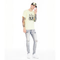 Cult's Shimuchan Logo Short Sleeve Crew Neck Tee in Lemonade