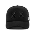 Black XX Mesh Back Trucker Hat – Curved Visor, Classic Fit