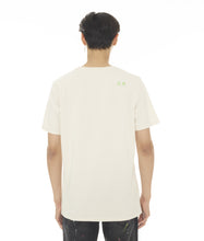 Load image into Gallery viewer, SHORT SLEEVE CREW NECK TEE &quot;WORDS FAIL, MUSIC SPEAKS&quot; IN CREAM