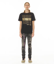 Load image into Gallery viewer, SHORT SLEEVE CREW NECK TEE   &quot;50% MISS YOU&quot; IN BLACK