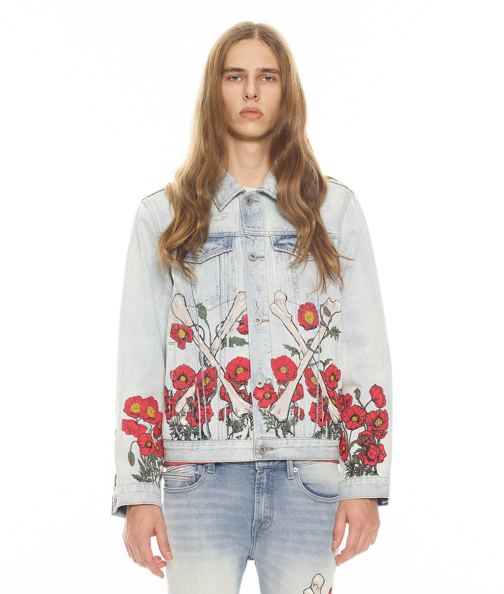 TYPE II DENIM JACKET IN POPPY