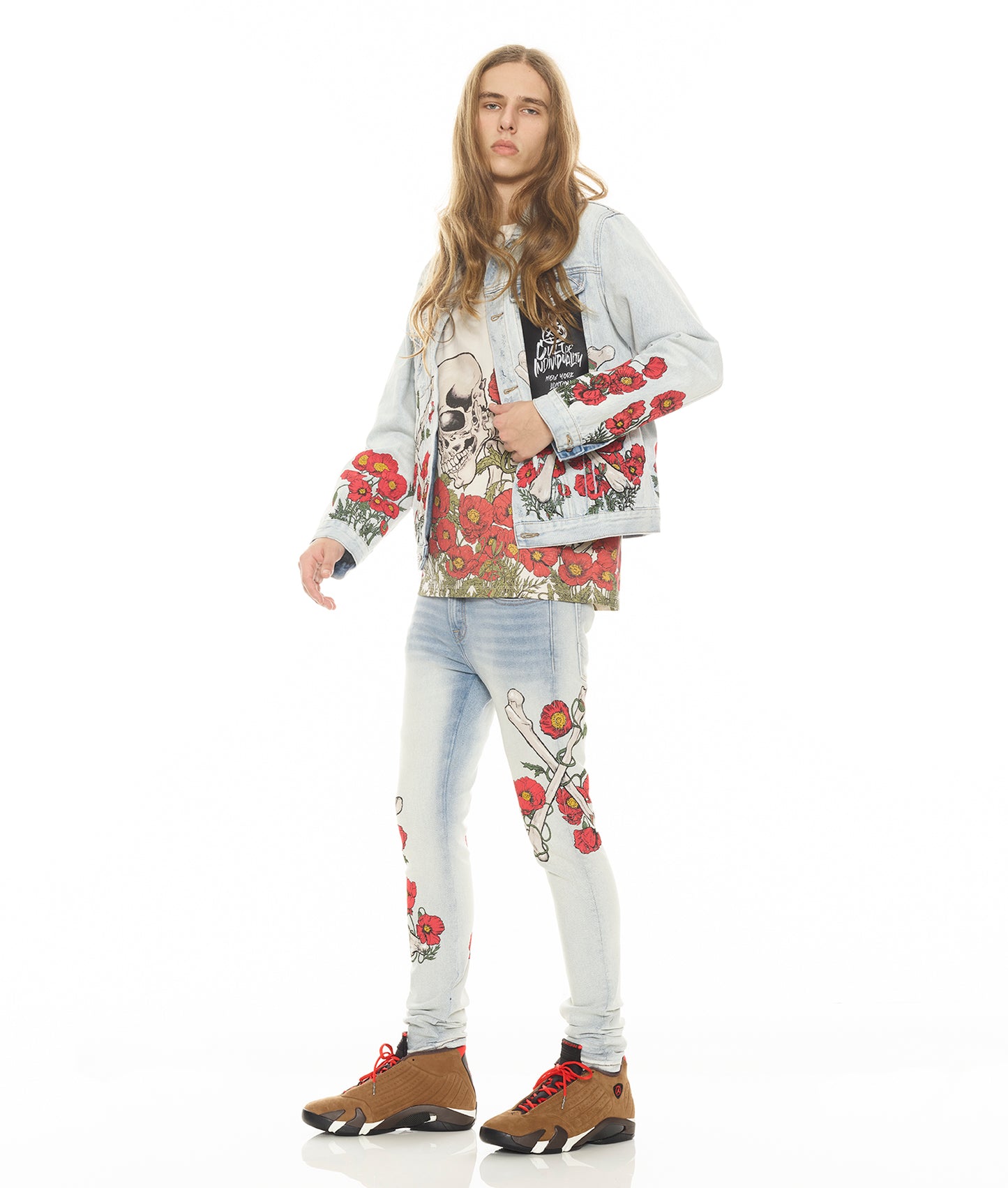 TYPE II DENIM JACKET IN POPPY