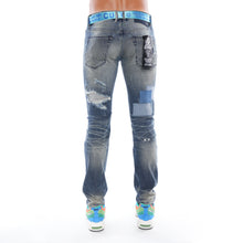 Load image into Gallery viewer, ROCKER SLIM BELTED STRETCH IN DELFT