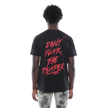 Load image into Gallery viewer, SHORT SLEEVE CREW NECK TEE  &quot;DON’T FEAR THE REAPER&quot; IN BLACK