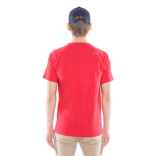 Load image into Gallery viewer, 3D CLEAN SHIMUCHAN LOGO  SHORT SLEEVE CREW NECK TEE IN HIGH RISK RED